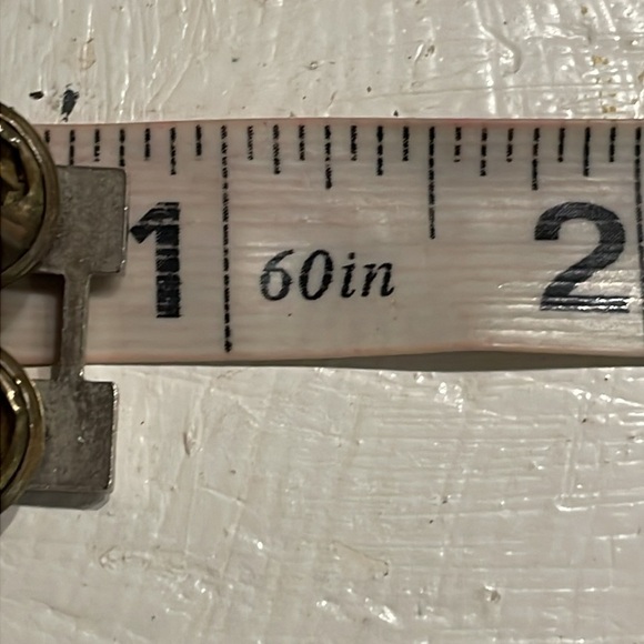 Vintage 0.75” WWII US Military Army silver tone small tooth Captain bars - Picture 14 of 15